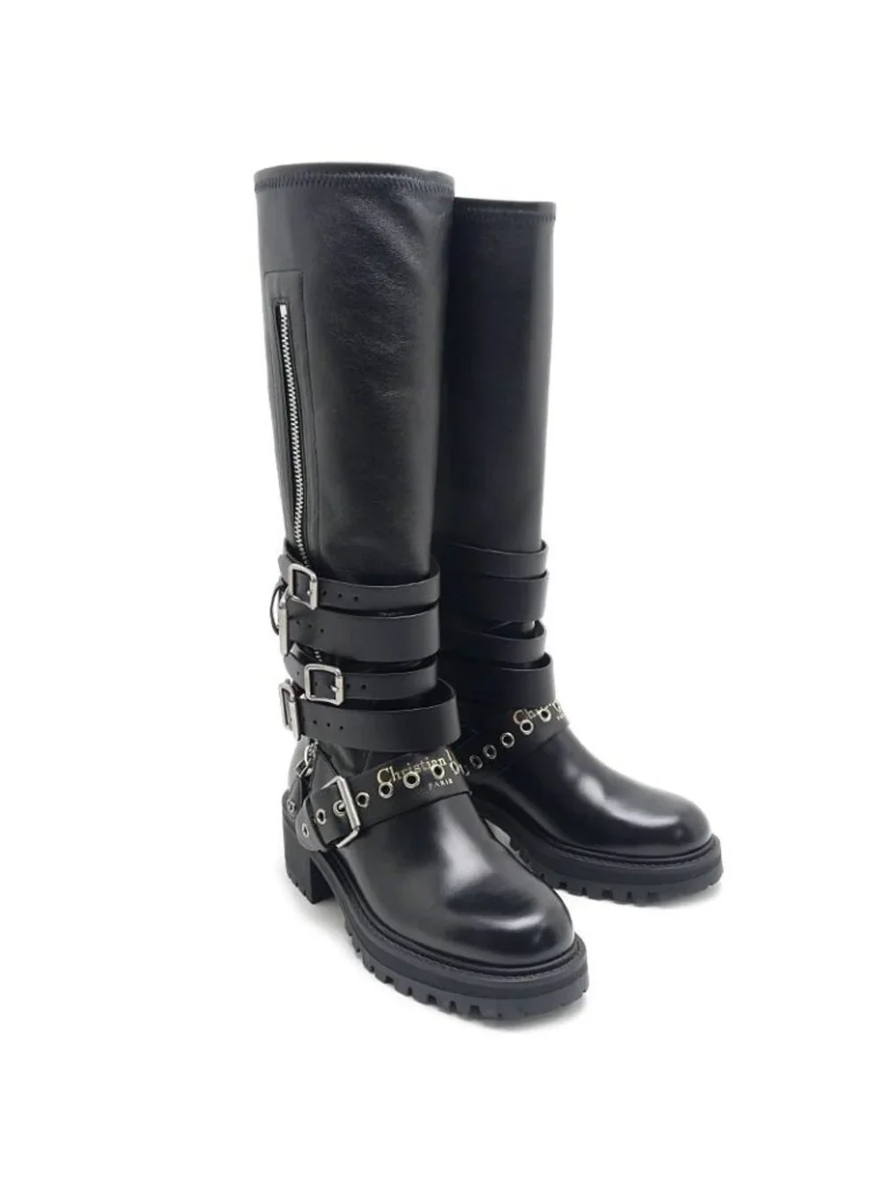 Dior D-fight Long Boots Black